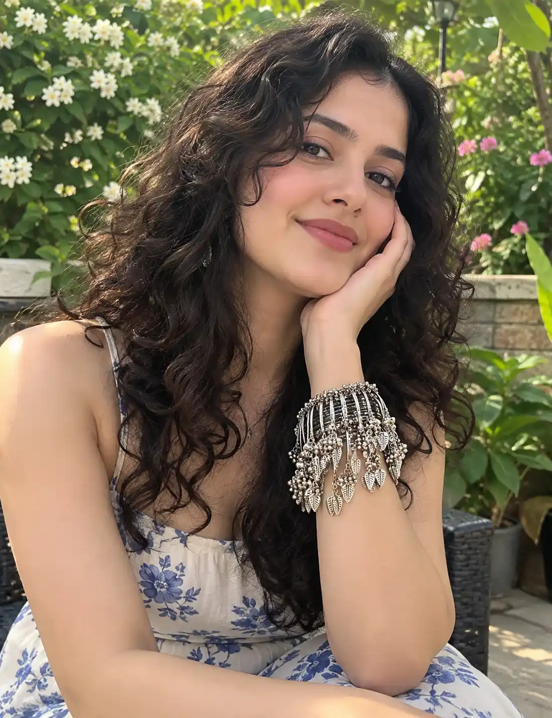 Client wearing ZhemExim jewellery